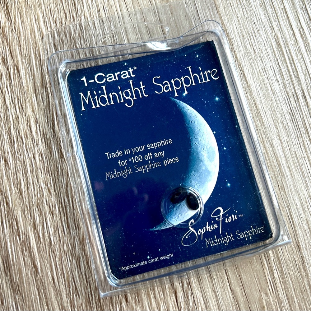 Sophia Fiori | TWO 1-Carat Loose Midnight Sapphires